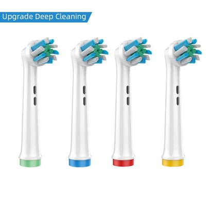 4PCS Dupont Bristle Electric Toothbrush Heads Whiten Teeth/Daily Clean/Precison Cleaning/Soft Care Teeth Function For Oral B