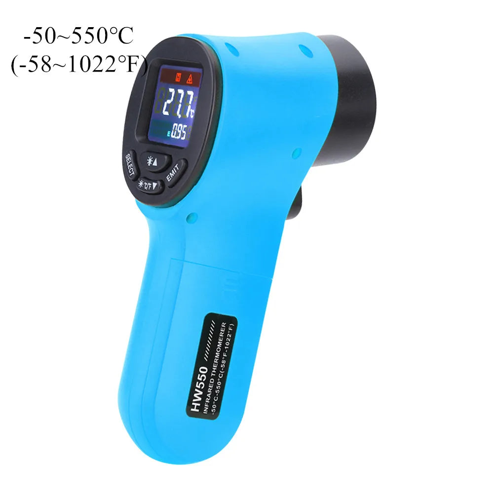 Digital Infrared Thermometer -50~600℃ GM320/GM320S/HW600/HW550 LCD Display Contactless Thermometer Pyrometer IR Laser Point