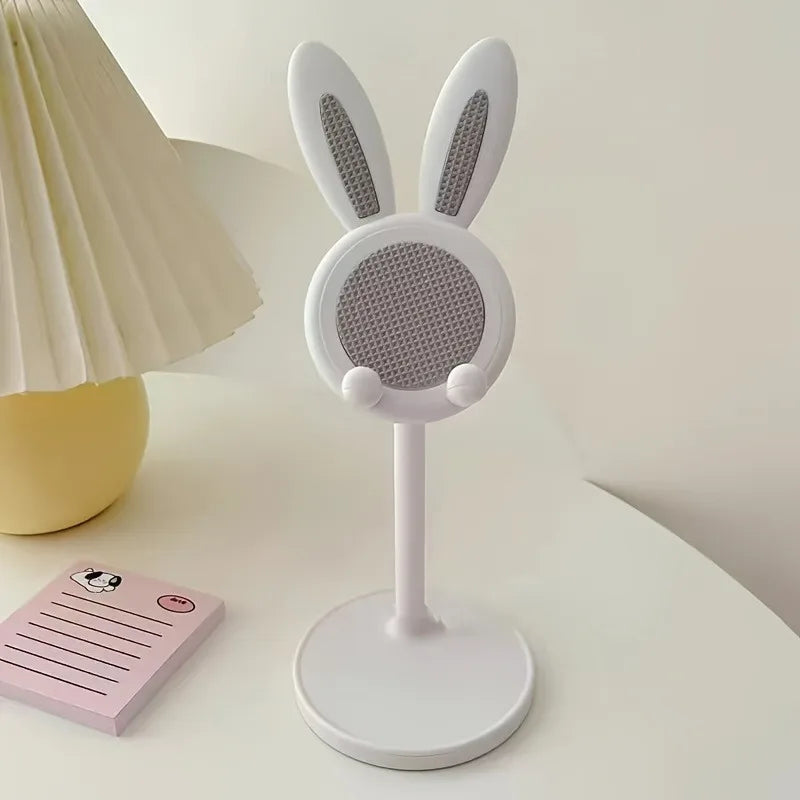 Hot The Cute Rabbit Mobile Phone Stand Desktop Holder Can Lift and Adjust the desktop Bracket For iPhone IPad Samsung Smartphone