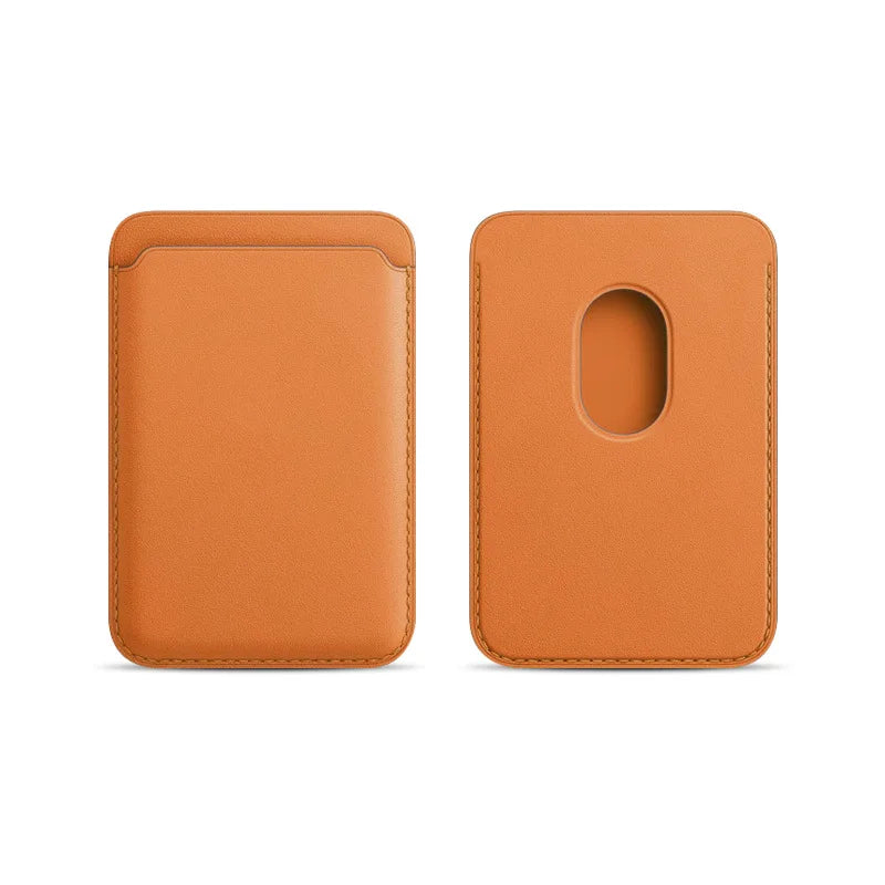 For Apple Magsafe Magnetic Card Holder Case For iPhone 14 13 12 11 Pro Max Mini X XS XR 8 Plus Phone Leather Wallet Bag Cover