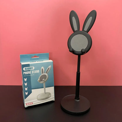 Hot The Cute Rabbit Mobile Phone Stand Desktop Holder Can Lift and Adjust the desktop Bracket For iPhone IPad Samsung Smartphone