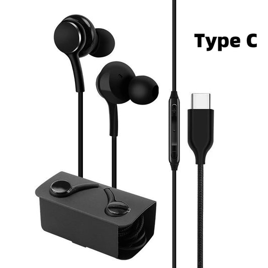 Original Type C Wired Earphone For Samsung Galaxy S23 S21 S22 Ultra Plus 3.5 mm Earbuds Headphones A54 A34 A53 A53 Accessories