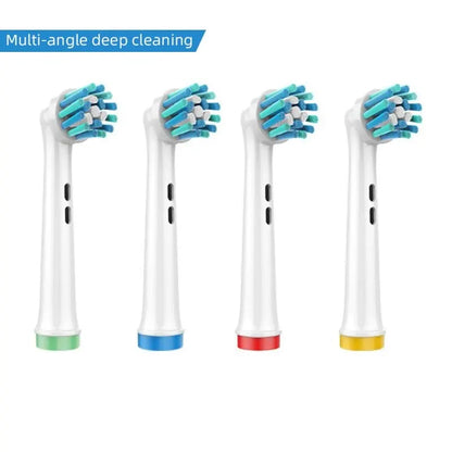 4PCS Dupont Bristle Electric Toothbrush Heads Whiten Teeth/Daily Clean/Precison Cleaning/Soft Care Teeth Function For Oral B