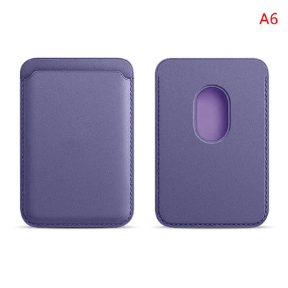 For Apple Magsafe Magnetic Card Holder Case For iPhone 14 13 12 11 Pro Max Mini X XS XR 8 Plus Phone Leather Wallet Bag Cover