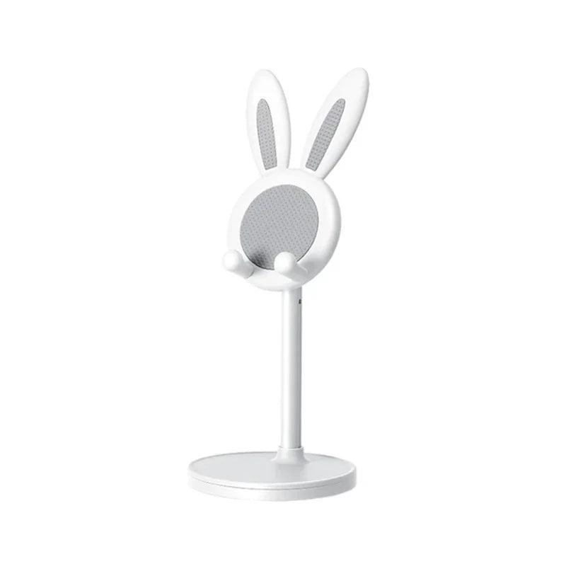 Hot The Cute Rabbit Mobile Phone Stand Desktop Holder Can Lift and Adjust the desktop Bracket For iPhone IPad Samsung Smartphone