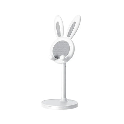 Hot The Cute Rabbit Mobile Phone Stand Desktop Holder Can Lift and Adjust the desktop Bracket For iPhone IPad Samsung Smartphone
