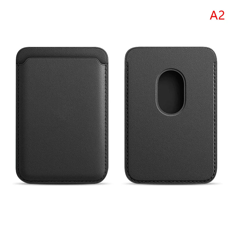For Apple Magsafe Magnetic Card Holder Case For iPhone 14 13 12 11 Pro Max Mini X XS XR 8 Plus Phone Leather Wallet Bag Cover