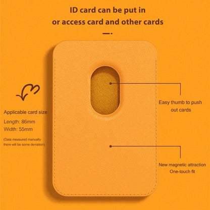 For Apple Magsafe Magnetic Card Holder Case For iPhone 14 13 12 11 Pro Max Mini X XS XR 8 Plus Phone Leather Wallet Bag Cover