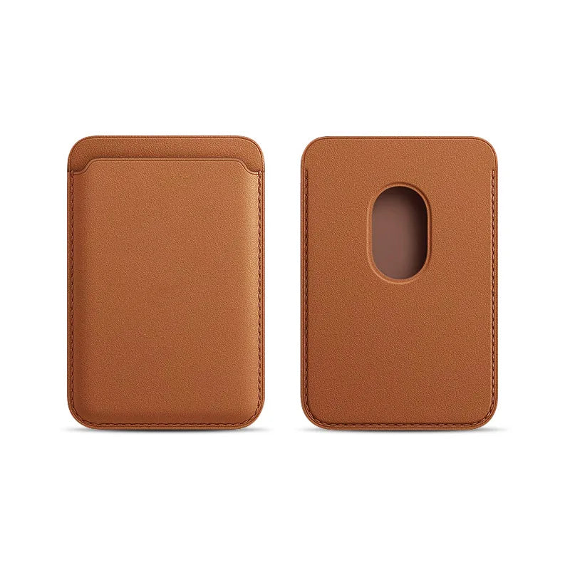 For Apple Magsafe Magnetic Card Holder Case For iPhone 14 13 12 11 Pro Max Mini X XS XR 8 Plus Phone Leather Wallet Bag Cover