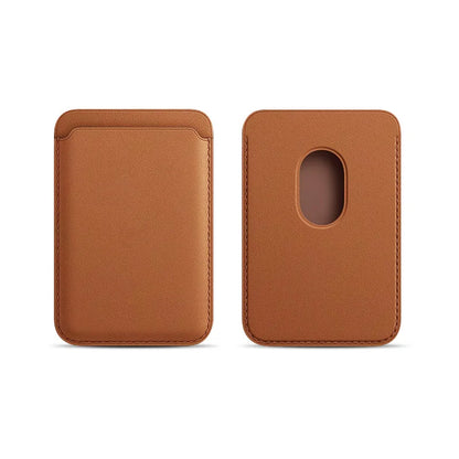 For Apple Magsafe Magnetic Card Holder Case For iPhone 14 13 12 11 Pro Max Mini X XS XR 8 Plus Phone Leather Wallet Bag Cover