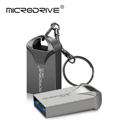 Waterproof Super Mini usb flash drive pen Drive 32GB metal usb 3.0 flash usb stick pendrive 64GB for cle usb 128 gb