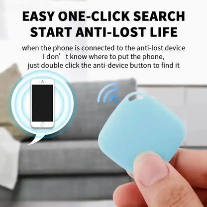 Mini Bluetooth 5.0 Tracker AntiLost Device Round Pet Kids Bag Wallet Tracking Smart Finder Locator