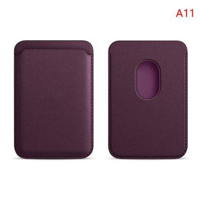 For Apple Magsafe Magnetic Card Holder Case For iPhone 14 13 12 11 Pro Max Mini X XS XR 8 Plus Phone Leather Wallet Bag Cover