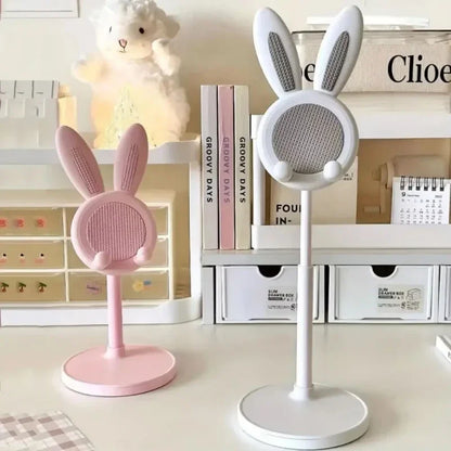 Hot The Cute Rabbit Mobile Phone Stand Desktop Holder Can Lift and Adjust the desktop Bracket For iPhone IPad Samsung Smartphone