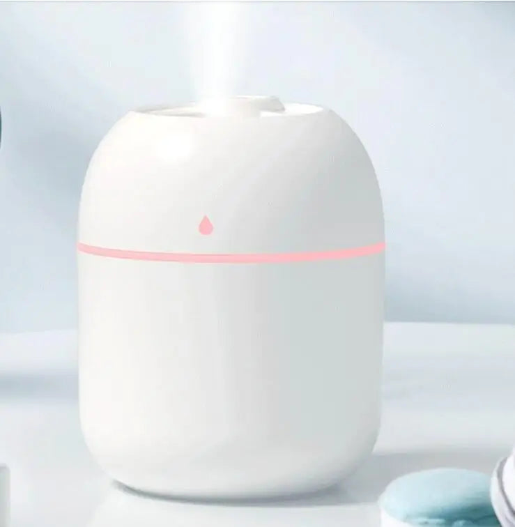 250ML USB Mini Air Humidifier Aroma Essential Oil Diffuser With led lamp