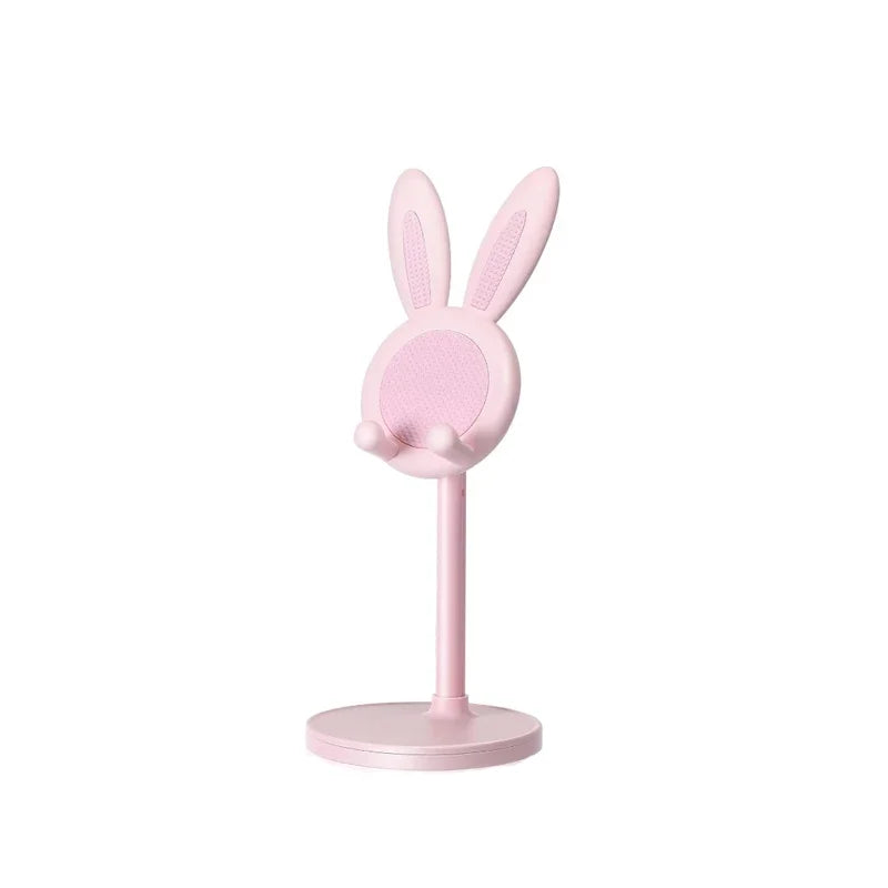 Hot The Cute Rabbit Mobile Phone Stand Desktop Holder Can Lift and Adjust the desktop Bracket For iPhone IPad Samsung Smartphone