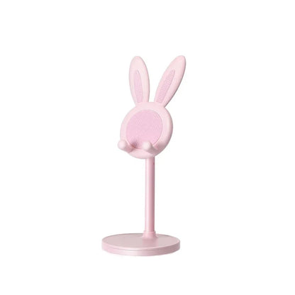 Hot The Cute Rabbit Mobile Phone Stand Desktop Holder Can Lift and Adjust the desktop Bracket For iPhone IPad Samsung Smartphone