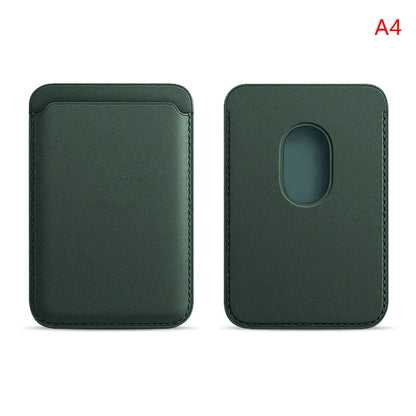 For Apple Magsafe Magnetic Card Holder Case For iPhone 14 13 12 11 Pro Max Mini X XS XR 8 Plus Phone Leather Wallet Bag Cover