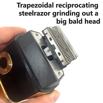 Kemei Original Electric Shavers Blades Golden Foil Knife Net and Cutter Head Suitable for KM-2026 KM-2028 Floating Razor