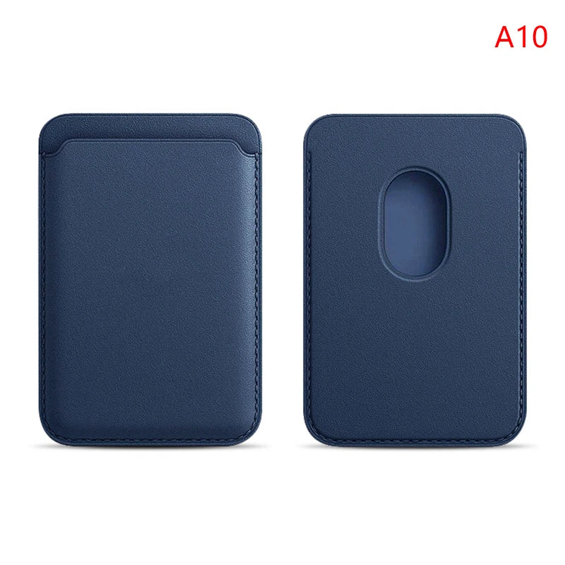 For Apple Magsafe Magnetic Card Holder Case For iPhone 14 13 12 11 Pro Max Mini X XS XR 8 Plus Phone Leather Wallet Bag Cover