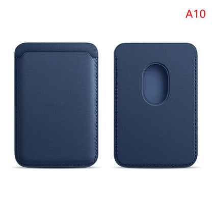 For Apple Magsafe Magnetic Card Holder Case For iPhone 14 13 12 11 Pro Max Mini X XS XR 8 Plus Phone Leather Wallet Bag Cover